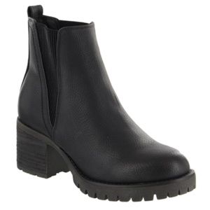 MIA - Jody Ribbed Block Heel Chelsea Boot
